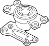 Image of Automatic Transmission Mount (Rear, Upper) image for your 2009 Ford F-150 4.6L Triton V8 A/T RWD XL Standard Cab Pickup Fleetside 