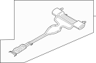 Image of Exhaust Muffler (Rear) image for your 2016 Lincoln MKX   