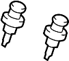 View Screw. Steering. Column. Cover. Housing. (Lower) Full-Sized Product Image