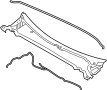 Image of Cowl Cover image for your 1997 Ford Ranger 3.0L Vulcan V6 M/T 4WD Sport Standard Cab Pickup Stepside 
