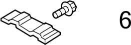 View Molding. Retainer. Clip. (Front, Rear, Lower) Full-Sized Product Image