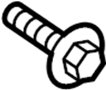 View Body B-Pillar Trim Panel Screw (Upper) Full-Sized Product Image