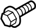 Image of Bolt. Screw. Quarter. Trim. Guide. (Upper, Lower). A threaded rod with a. image for your 1996 Ford F-150   