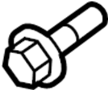 Image of Bolt. Screw. Molding. Belt. Channel. (Lower). A Bolt used to attach. image for your 2022 Ford Police Interceptor Utility   
