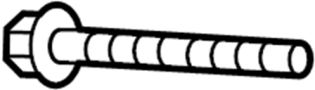 View Suspension Control Arm Bolt (Front, Rear, Upper, Lower) Full-Sized Product Image