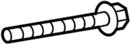 View Suspension Control Arm Bolt (Rear, Upper, Lower) Full-Sized Product Image