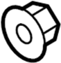 View Nut. Mount. Bracket. (Front, Rear, Lower) Full-Sized Product Image