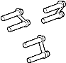 Image of Bolt. Shaft. Drive. Kit. Joint. (Front). Bolt for Drive Shaft. image for your 2015 Ford F-150 2.7L EcoBoost V6 A/T 4WD Lariat Extended Cab Pickup Fleetside 
