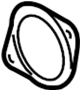 View Gasket. Converter. Exhaust. Catalytic. Pipe.  Full-Sized Product Image
