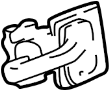 Image of Interior Door Handle image for your 2000 Ford F-150 5.4L Triton V8 CNG M/T 4WD XLT Extended Cab Pickup Stepside 