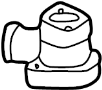 View Engine Coolant Thermostat Housing Full-Sized Product Image 1 of 2