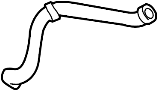 View Engine Coolant Overflow Hose (Lower) Full-Sized Product Image