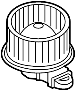 View Motor. Blower. HVAC. Fan and Assembly.  Full-Sized Product Image
