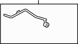 View Turbocharger Coolant Line Full-Sized Product Image