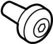 View Seat Belt Lap and Shoulder Belt Bolt (Upper) Full-Sized Product Image 1 of 3