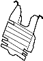 Image of Seat Lumbar Support Cushion (Front) image for your 2012 Ford F-150 3.7L V6 FLEX A/T 4WD XL Extended Cab Pickup Fleetside 