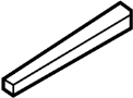 Image of Sunroof. Shield. Guide Jaw. Molding. Side. Sunroof Guide Jaw. image for your 2021 Ford F-150 3.0L Power-Stroke V6 DIESEL A/T 4WD XLT Crew Cab Pickup Fleetside 