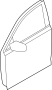 Image of Door Shell (Front, Rear) image for your 2017 Ford Focus 2.0L Duratec FLEX A/T FWD SEL Sedan 