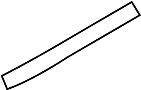 Image of Door Seal (Lower) image for your 2018 Ford Focus  SE Sedan 