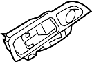 Image of Interior Door Handle (Lower) image for your 2000 Ford F-150 5.4L Triton V8 CNG M/T 4WD XLT Extended Cab Pickup Stepside 