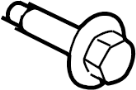 View Screw. Trim. Panel. Pillar. (Front, Rear, Upper, Lower) Full-Sized Product Image