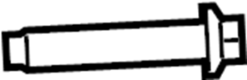 View Bolt. Track. Bar. Trailing. Arm. (Front, Rear) Full-Sized Product Image