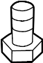 View Drive Shaft Center Support Bolt (Front, Rear) Full-Sized Product Image