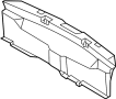 View Rear Body Panel Trim Panel (Rear) Full-Sized Product Image 1 of 3