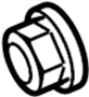 Image of Nut. Arm. (Rear, Upper, Lower). A solid metal or plastic. image for your 2019 Ford F-150 5.0L V8 FLEX A/T RWD SSV Crew Cab Pickup Fleetside 