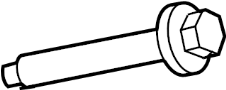 View Bolt. Shock. Absorber. Suspension. (Lower) Full-Sized Product Image