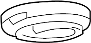 View Coil Spring Insulator (Rear, Upper, Lower) Full-Sized Product Image