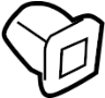 View Cover. Bumper. Grommet. Clip. (Upper) Full-Sized Product Image