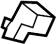 View Door Interior Trim Panel Nut (Rear) Full-Sized Product Image
