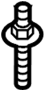 View Stud. Hose. Intake. Engine. Air. Assembly - Fastener. Bolt. Inlet.  Full-Sized Product Image 1 of 4