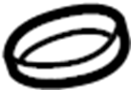 View Turbocharger Oil Line Gasket Full-Sized Product Image