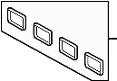 View Engine Intake Manifold Gasket Full-Sized Product Image