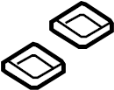 View Engine Intake Manifold Gasket (Lower) Full-Sized Product Image