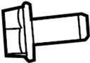 View Shield. Heat. Bolt. Screw. Converter. (Upper) Full-Sized Product Image