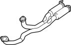 Image of Pipe. Exhaust. Crossover. Tube Assembly. (Front). Exhaust Crossover Pipe. image for your 2012 Lincoln MKX   