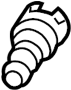 View Connector. Tube. Vent. Hose. PCV. (Upper, Lower) Full-Sized Product Image