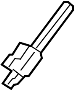 Image of Glove Box Support image for your 1986 Ford F-150   