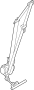 Image of Seat Belt Lap and Shoulder Belt (Rear) image for your 2014 Ford F-150 3.7L V6 CNG A/T RWD STX Extended Cab Pickup Fleetside 