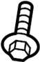 View Suspension Control Arm Bolt (Front, Rear, Upper, Lower) Full-Sized Product Image