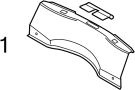 Image of Trunk Trim Scuff Plate Cap image
