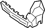 View Bumper Cover Support Rail (Upper) Full-Sized Product Image 1 of 2