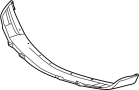 Image of Spoiler (Front, Lower) image for your 2011 Ford F-250 Super Duty  XL Extended Cab Pickup Fleetside 