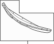Image of Radiator Support Air Deflector (Front, Lower) image for your 2009 Ford Flex   