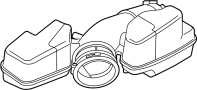 View Engine Air Intake Hose (Front, Lower) Full-Sized Product Image