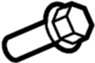 Image of Stud. Catalytic. Converter. Cnvrtr. Exhaust Pipe. Catalytic Converter Stud. image for your Lincoln MKX  