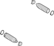 View Rack and Pinion Bellows Kit Full-Sized Product Image